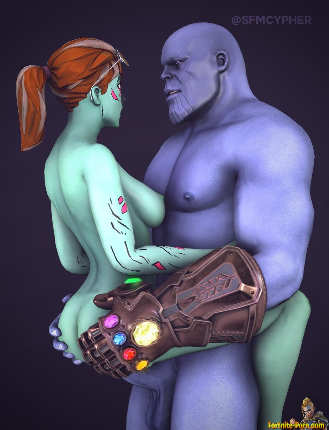 Thanos fucks Ghoul Trooper with the tag Ghoul Trooper, Thanos in category O...