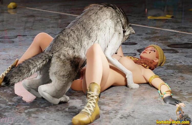 Aura get fuckt by a Wolf Porn Hentai